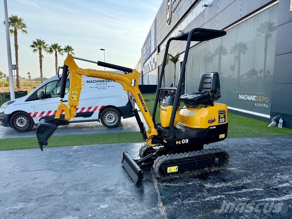 Komatsu PC 09-1 Mini rýpadlá < 7t