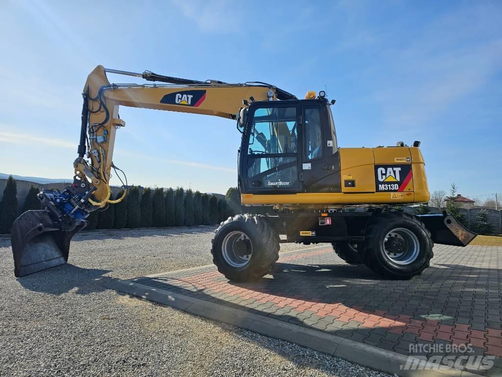 CAT 313 D Kolesové rýpadlá
