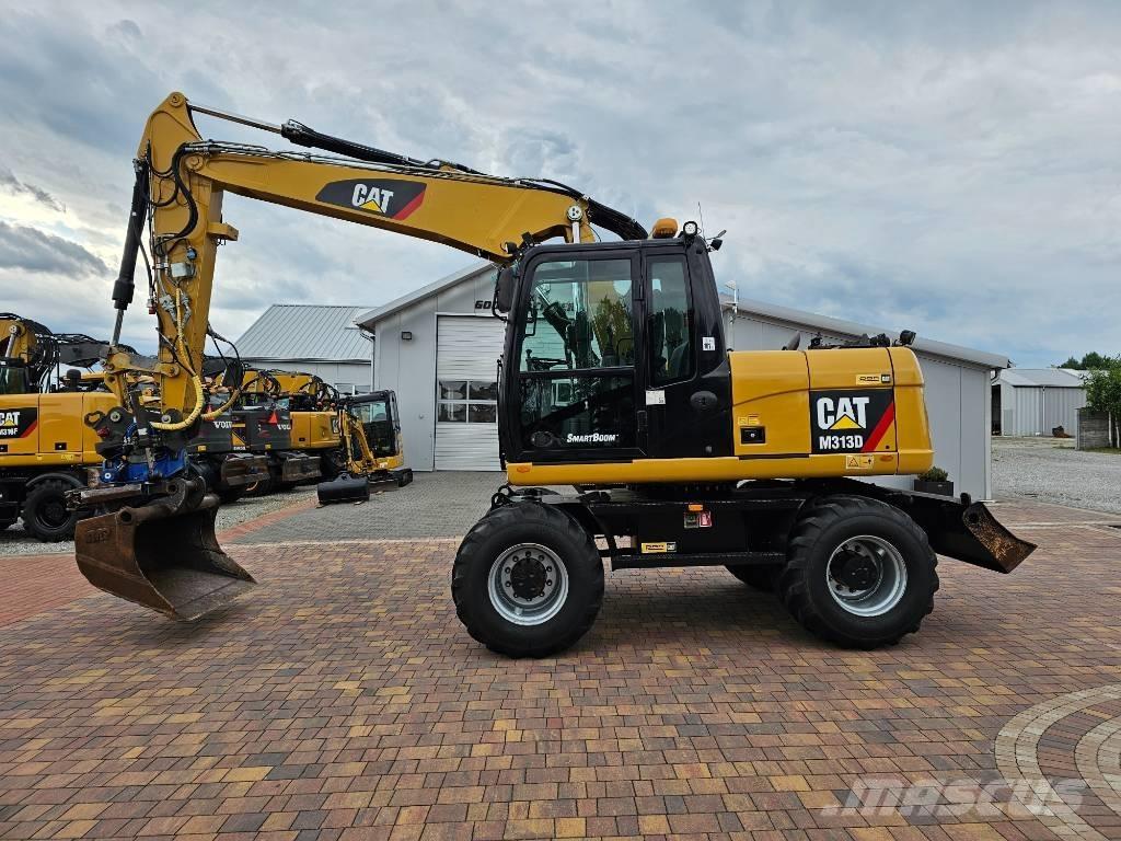 CAT M 313 D Kolesové rýpadlá