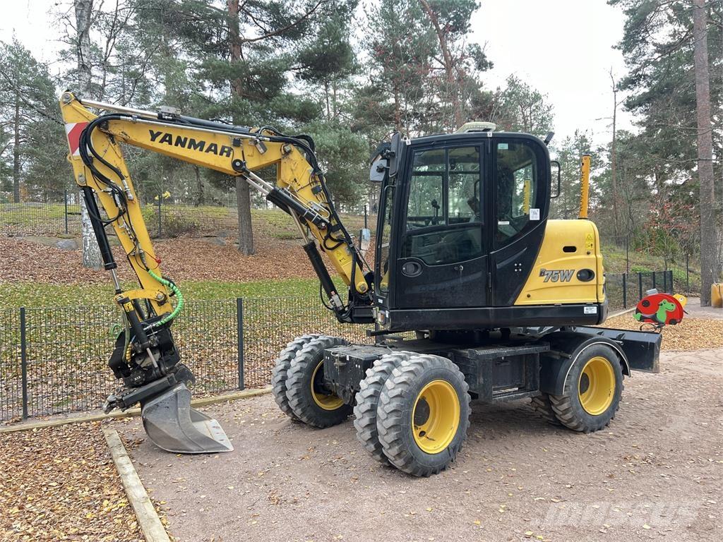 Yanmar B75W Kolesové rýpadlá