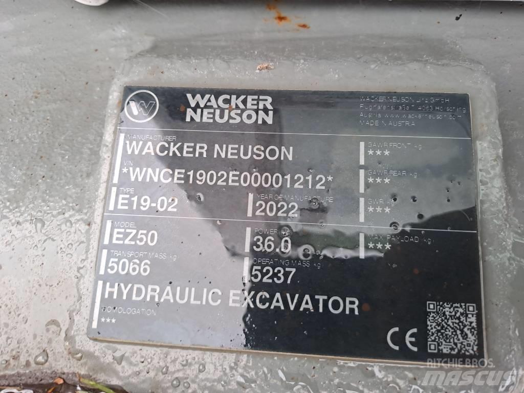Wacker Neuson EZ50 Pásové rýpadlá
