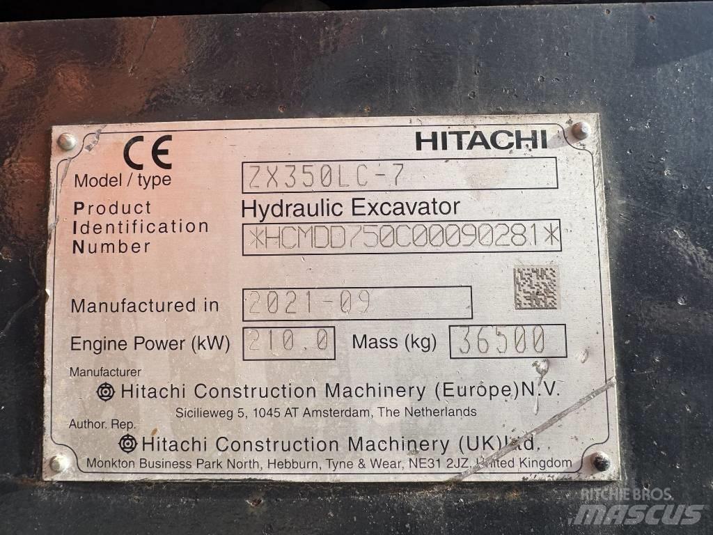 Hitachi ZX 350 LC-7 Pásové rýpadlá