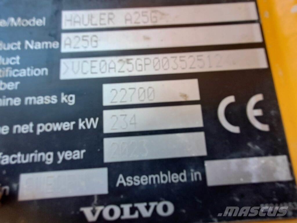 Volvo A25G Kĺbové nákladné autá