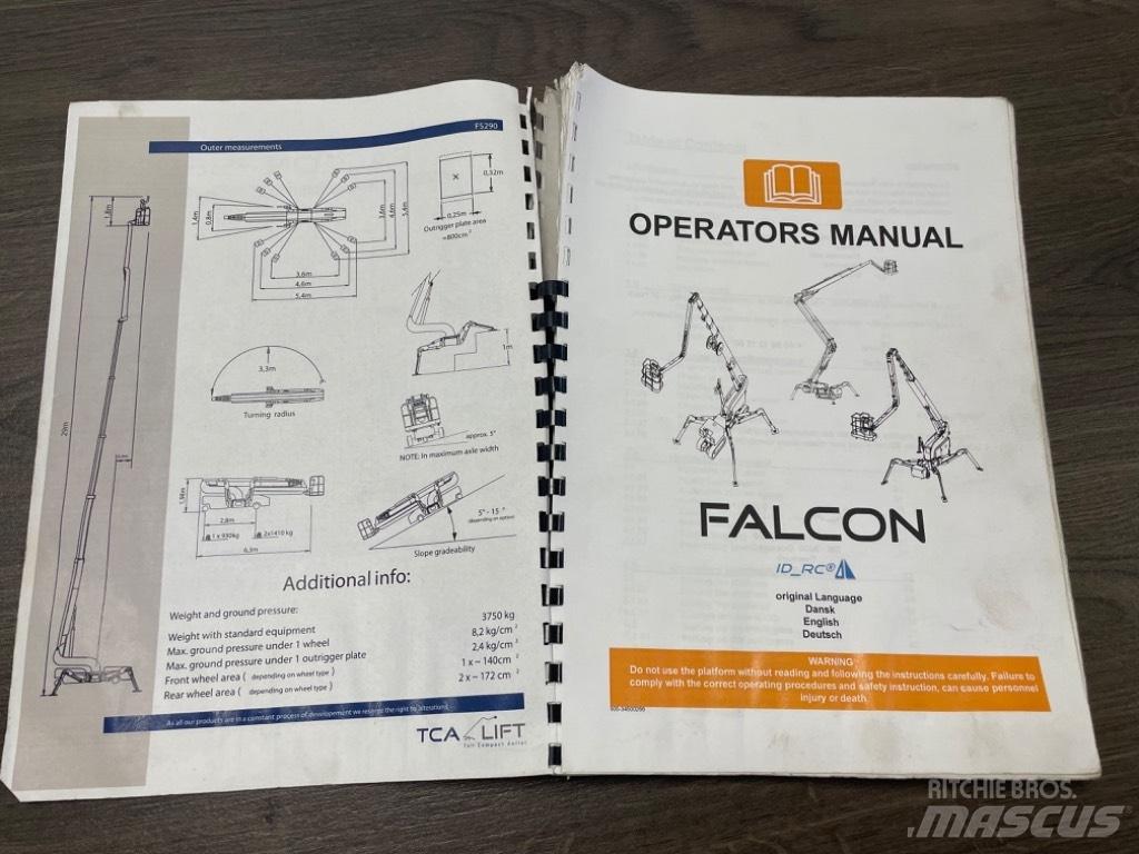 Falcon Spider FS 290 Teleskopické plošiny