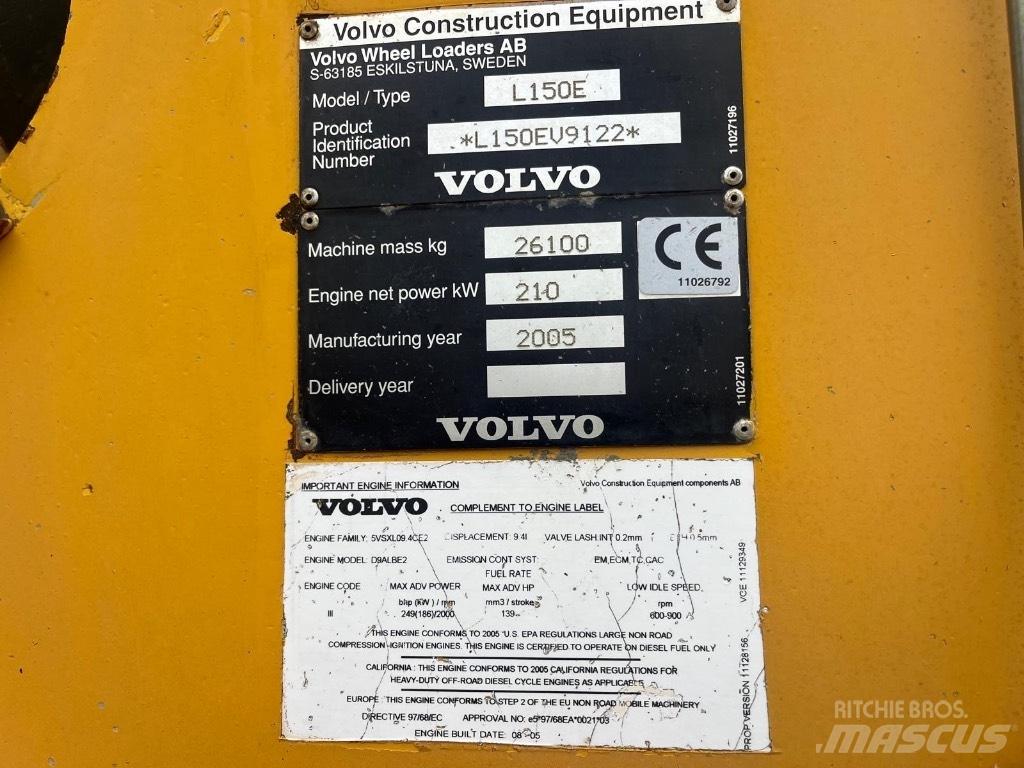 Volvo L 150 E Kolesové nakladače