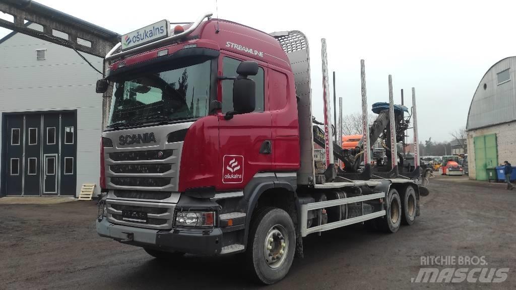 Scania R410 Nákladné vozidlá na prepravu dreva