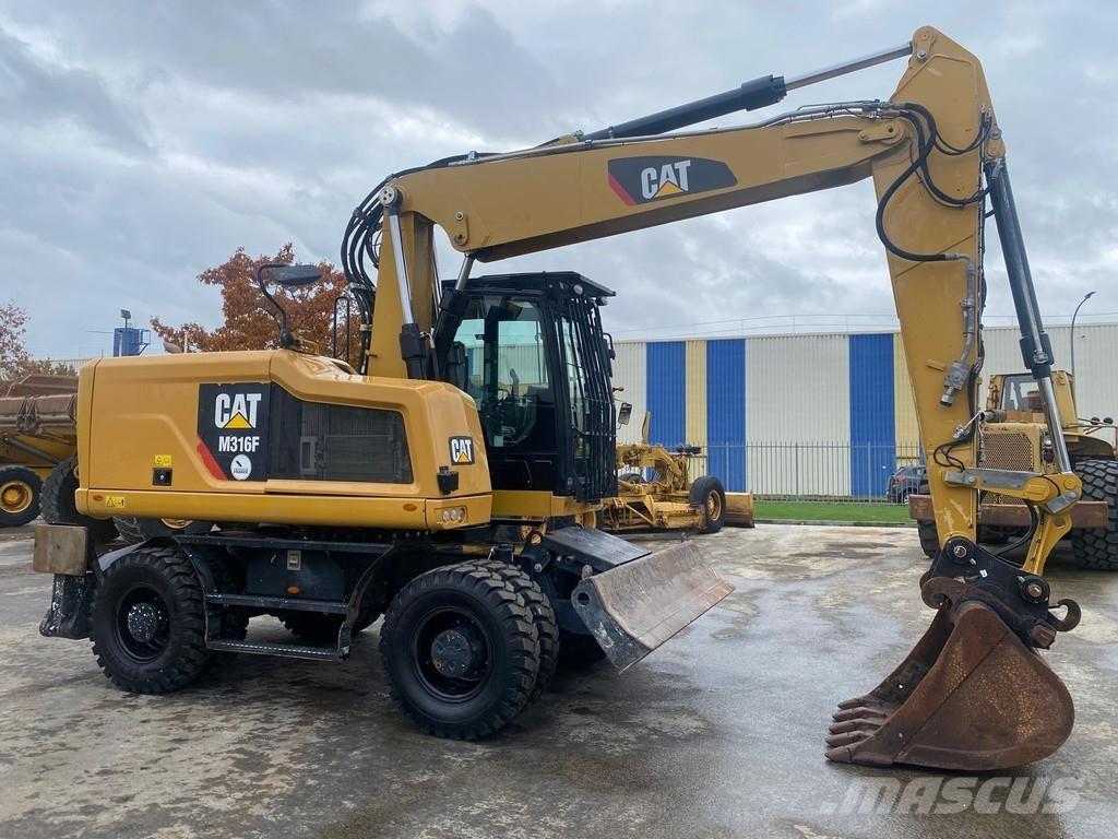 CAT M316F NVT Kolesové rýpadlá