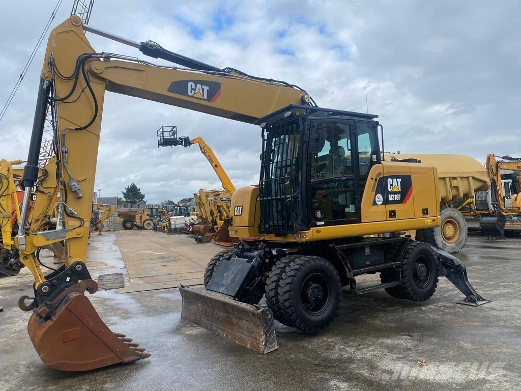 CAT M316F NVT Kolesové rýpadlá