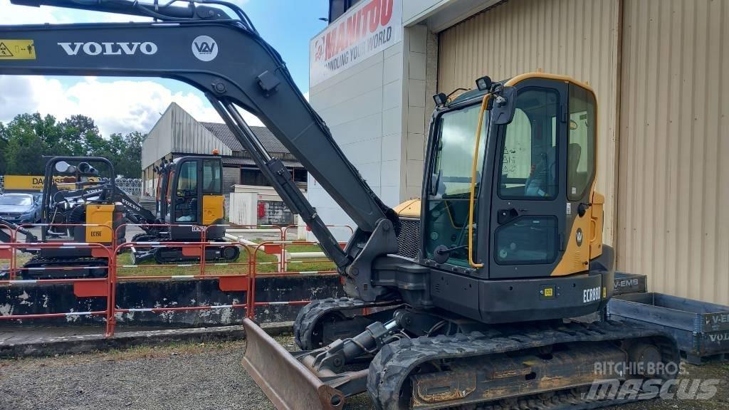 Volvo ECR 88 D Pásové rýpadlá