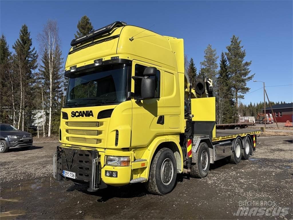 Scania R164G 8*4 Autožeriavy, hydraulické ruky
