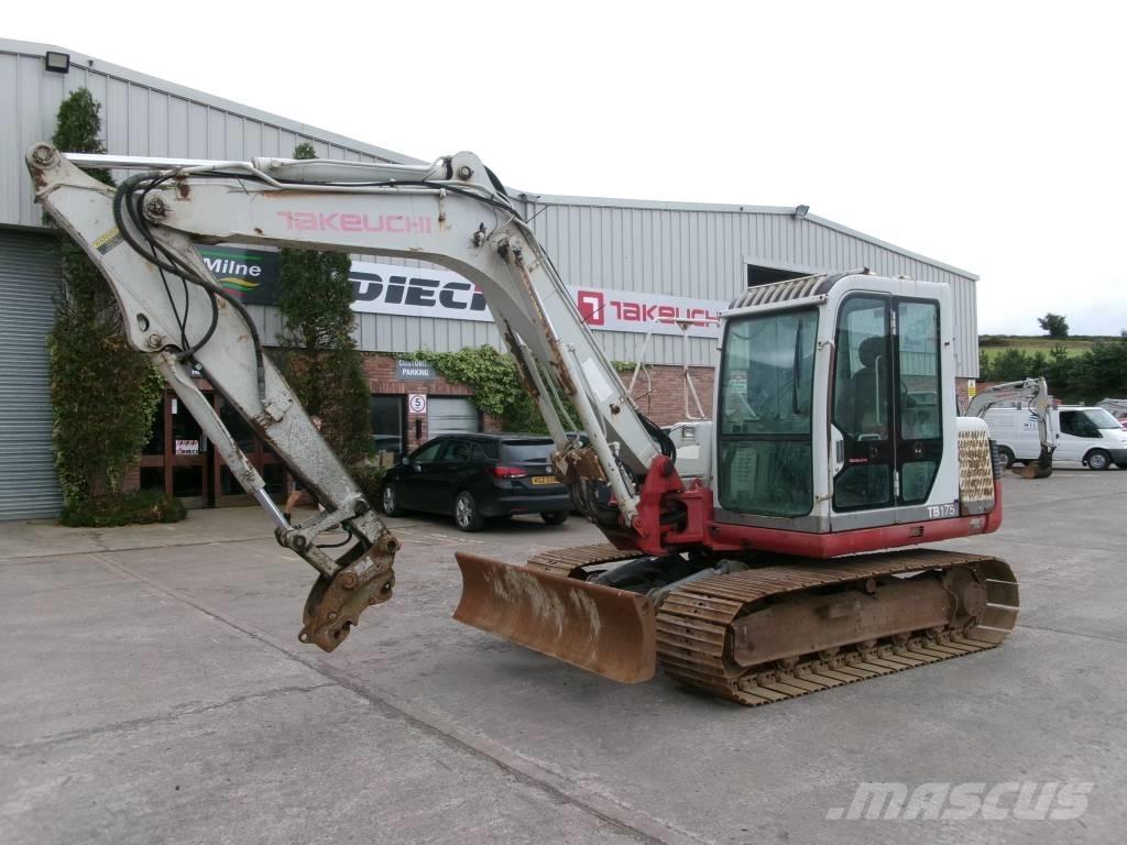 Takeuchi TB 175 Midi rýpadlá 7 t - 12 t