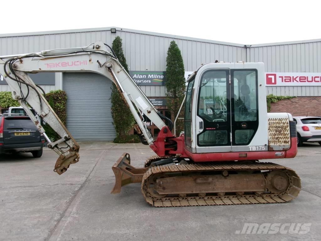 Takeuchi TB 175 Midi rýpadlá 7 t - 12 t