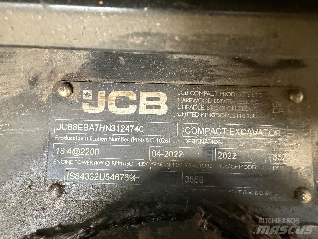JCB 35Z-1 Mini rýpadlá < 7t