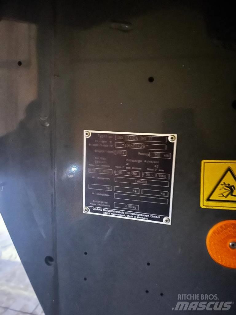 CLAAS Lexion 760 TT Kombinované zberacie stroje