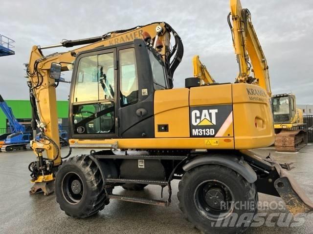 CAT M 313 D Kolesové rýpadlá