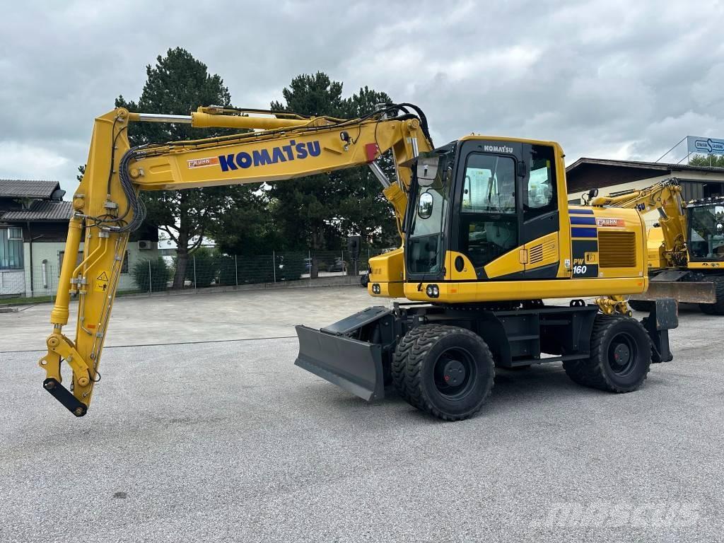 Komatsu PW 160-11EO Kolesové rýpadlá
