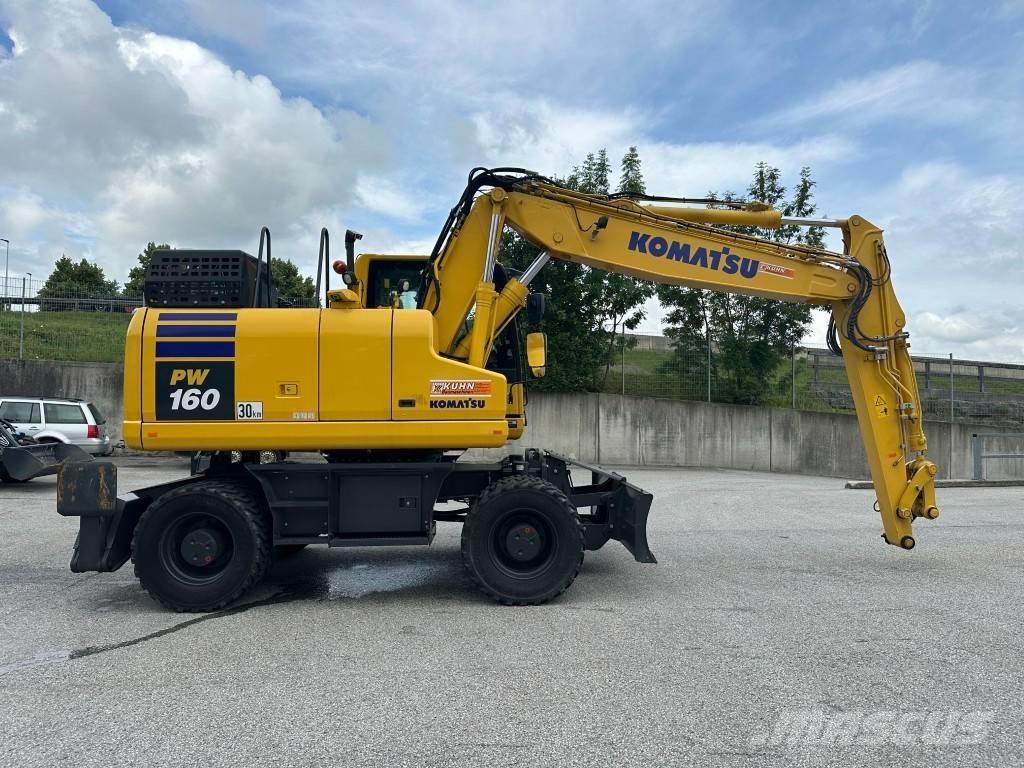Komatsu PW 160-11EO Kolesové rýpadlá