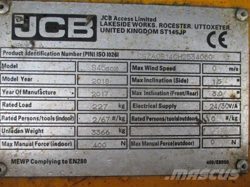 JCB S4550E Nožnicové zdvíhacie plošiny