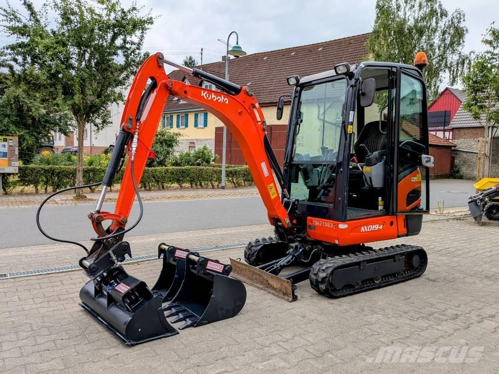 Kubota KX 019-4 Mini rýpadlá < 7t