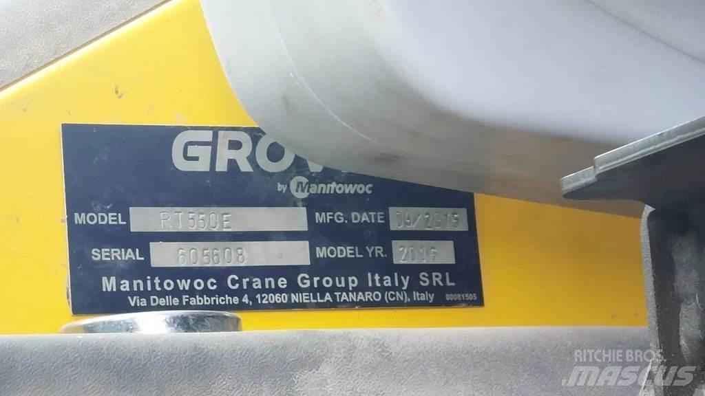 Grove RT 550E Žeriavy pre ťažký terén