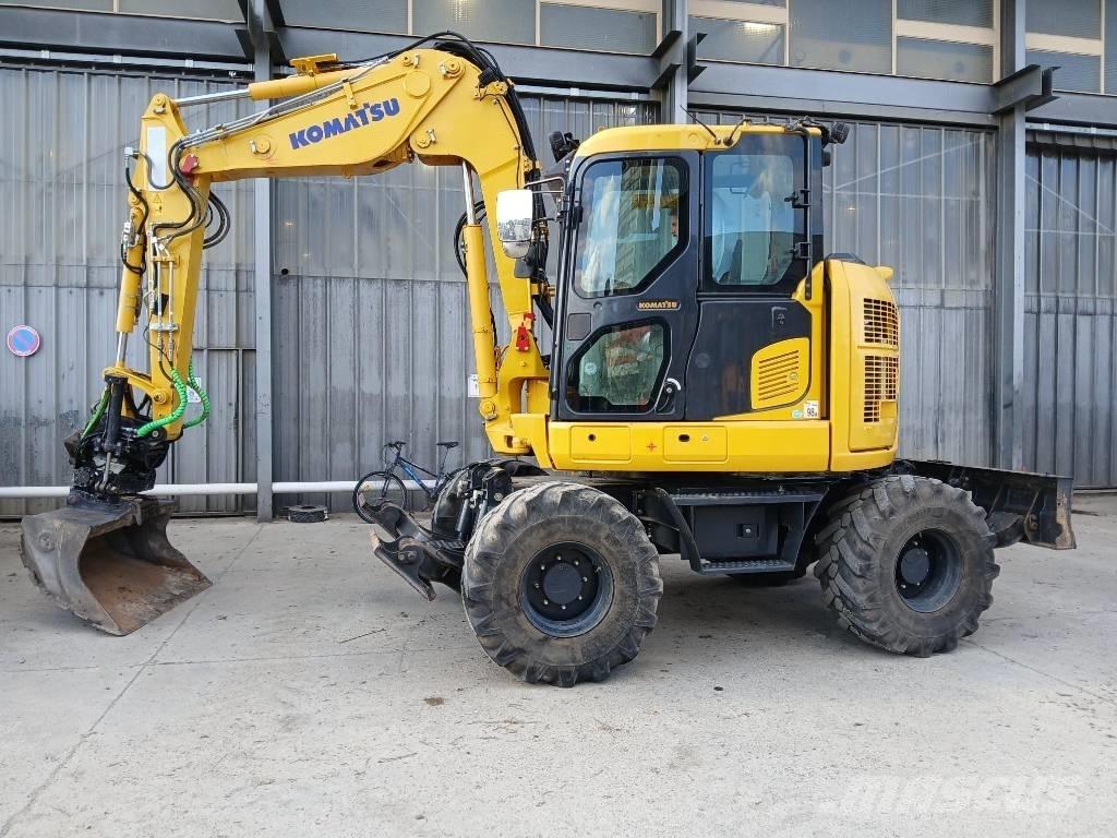 Komatsu PW 98 MR-11 Kolesové rýpadlá