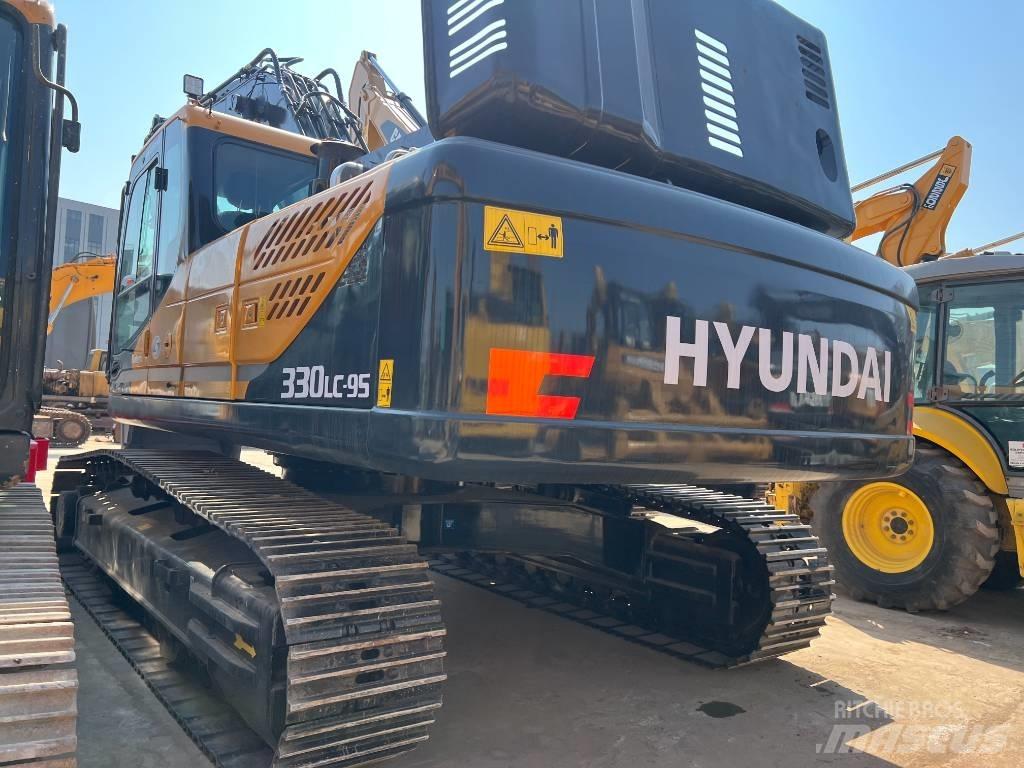 Hyundai 330LC-9S Pásové rýpadlá