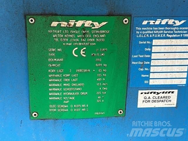 Niftylift HR 21 D E Kĺbové plošiny