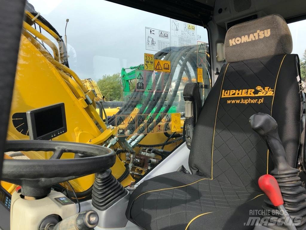 Komatsu PW180-7EO Kolesové rýpadlá