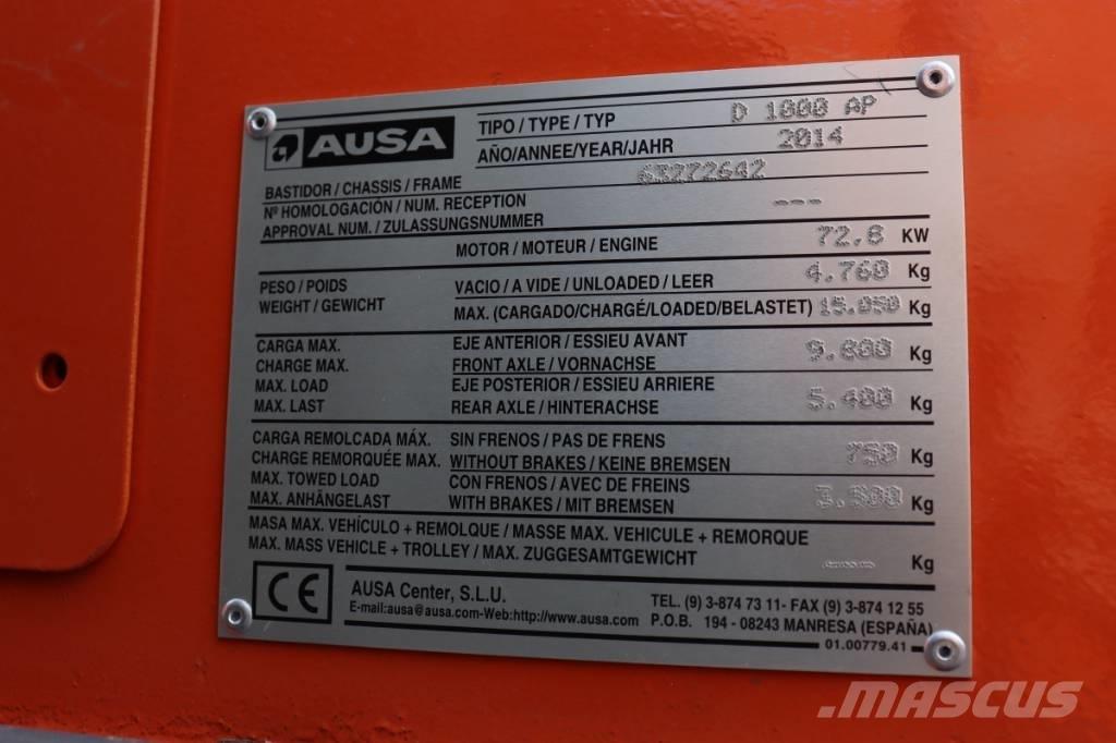 Ausa D 1000 AP Stavebné sklápače