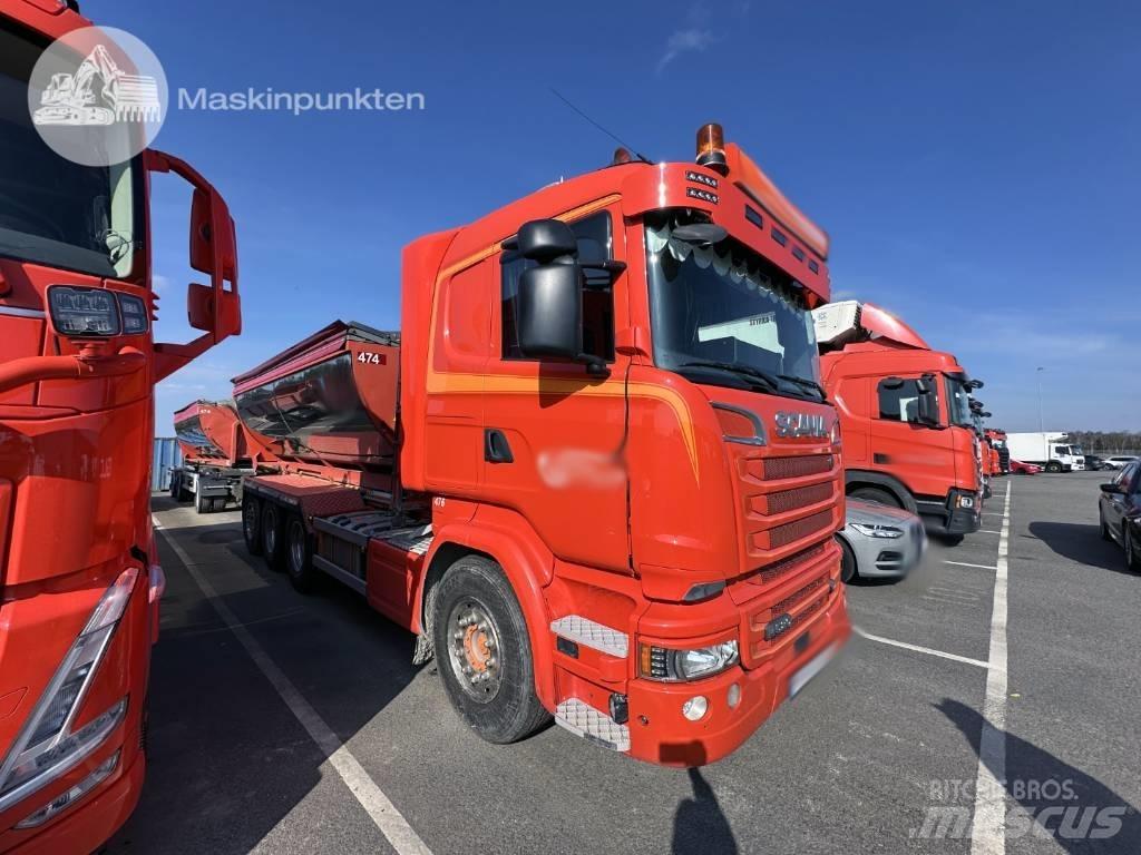 Scania R 520 LB Hákový nosič kontajnerov