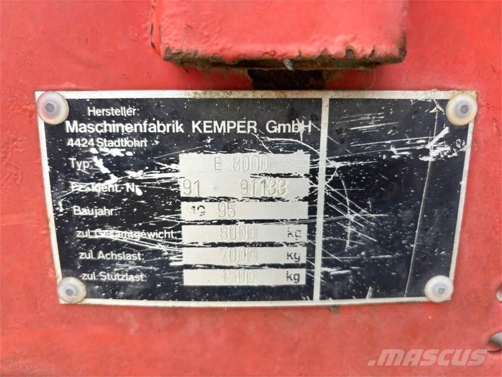 Kemper E 8000 Rozmetadlá maštaľného hnoja