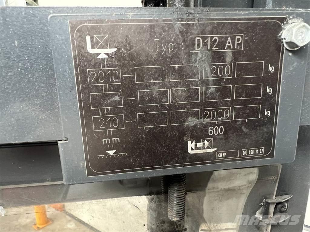 Linde D12 AP Ručne vedené vysokozdvižné vozíky