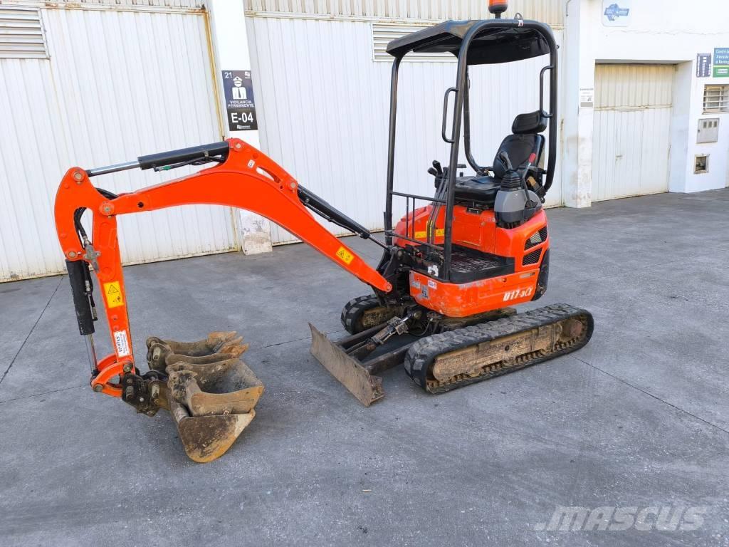 Kubota U 17-3 Mini rýpadlá < 7t