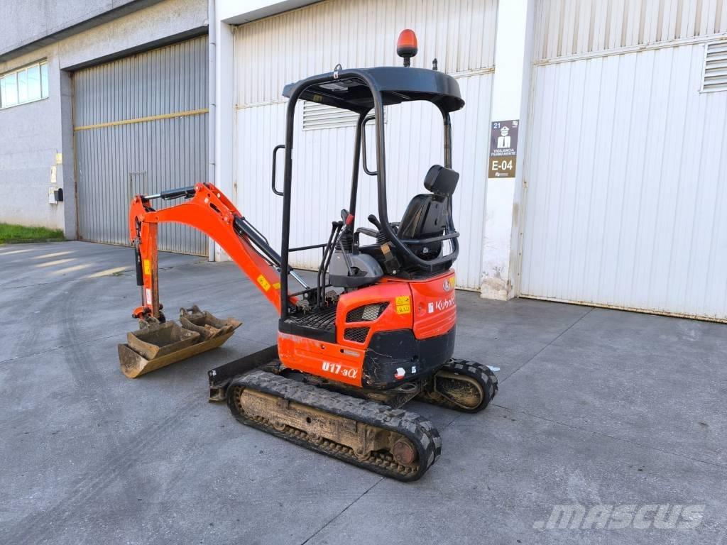 Kubota U 17-3 Mini rýpadlá < 7t
