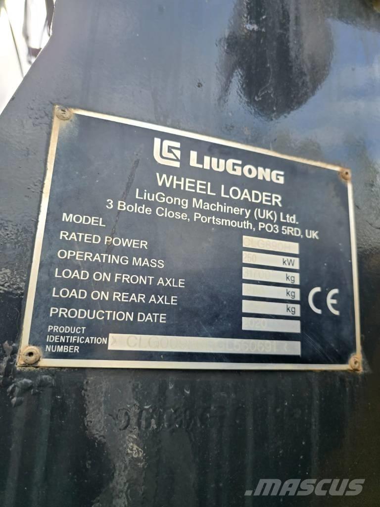 LiuGong CLG 890H Kolesové nakladače