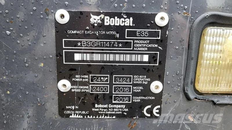 Bobcat E35 - 3500 KG Mini rýpadlá < 7t