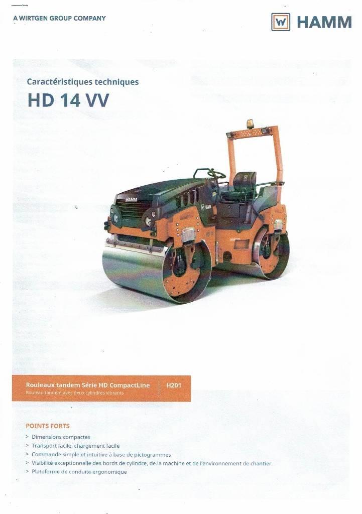 Hamm HD 14 VV Tandemové valce