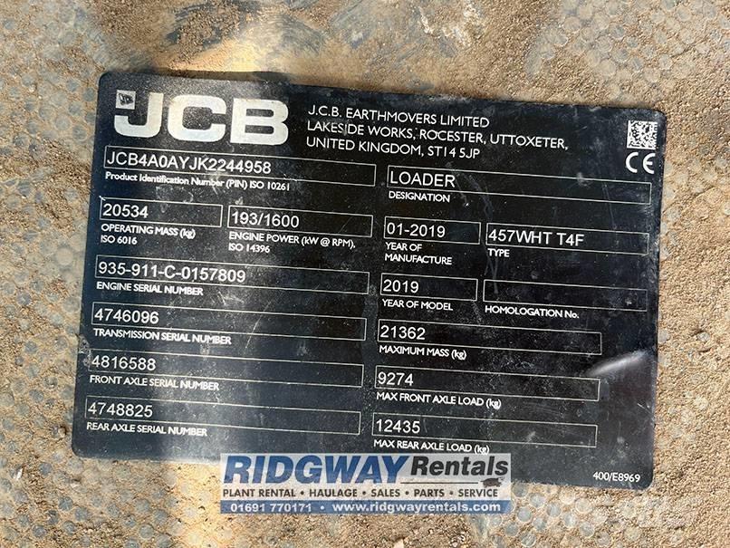 JCB 457 Kolesové nakladače