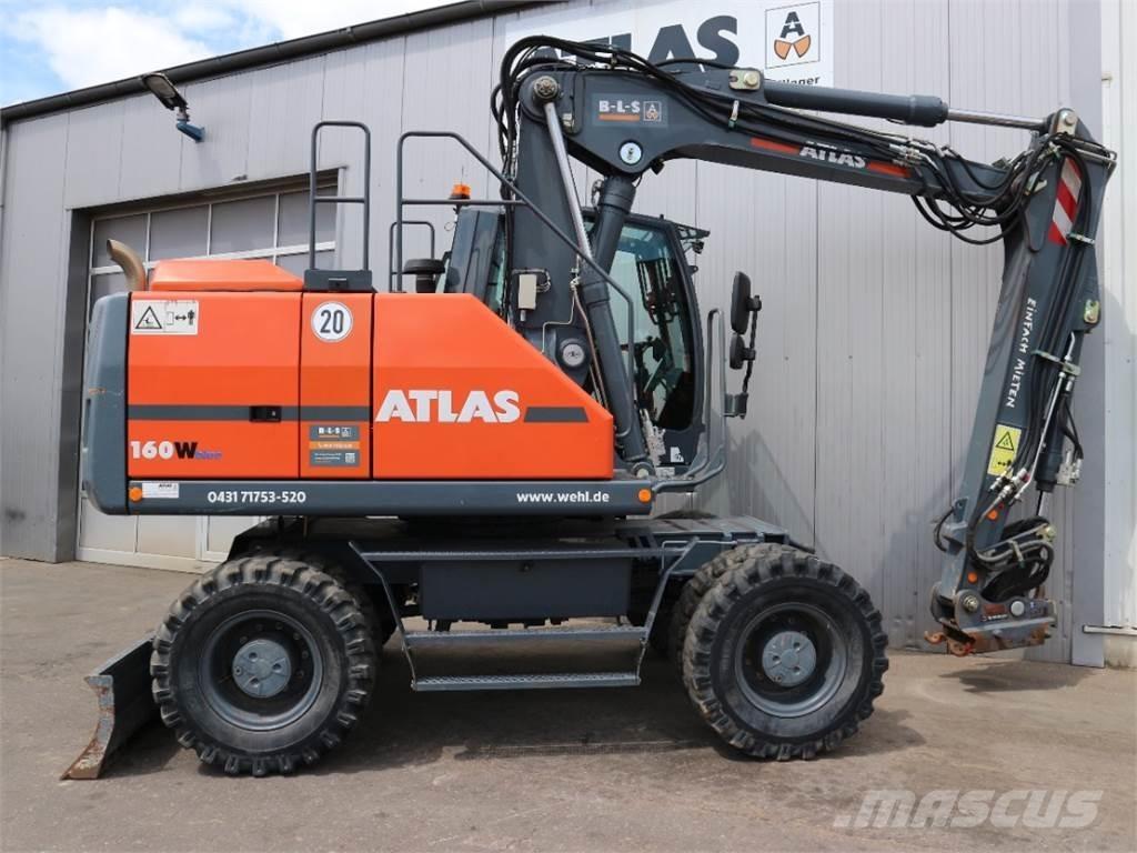 Atlas 160W-BLUE Kolesové rýpadlá