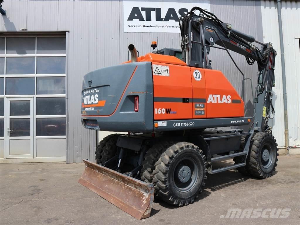 Atlas 160W-BLUE Kolesové rýpadlá