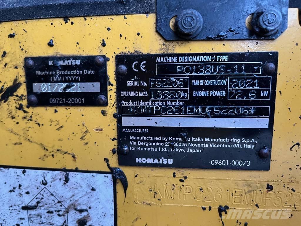 Komatsu PC 138 US-11 Pásové rýpadlá