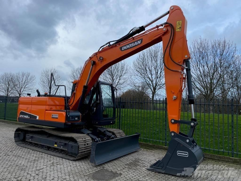 Doosan dx140w Kolesové rýpadlá