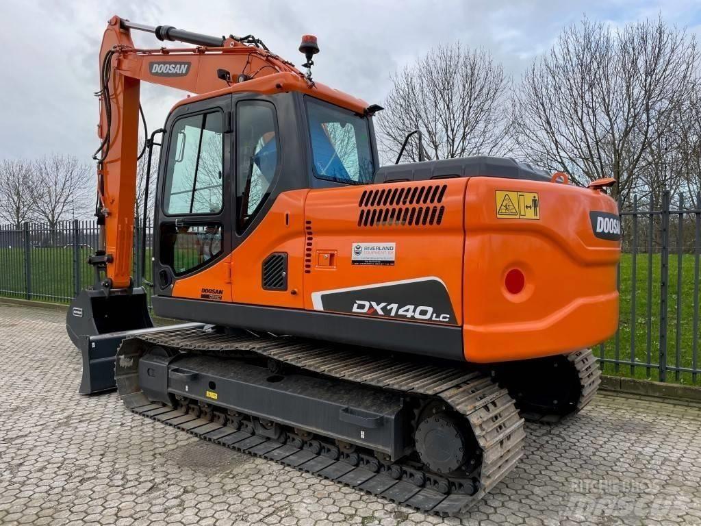 Doosan dx140w Kolesové rýpadlá