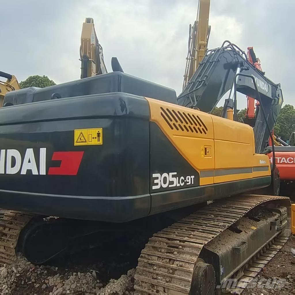 Hyundai 305LC-9T Pásové rýpadlá