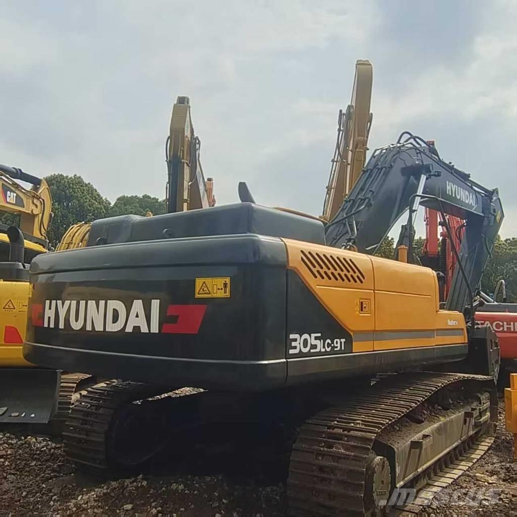 Hyundai 305LC-9T Pásové rýpadlá