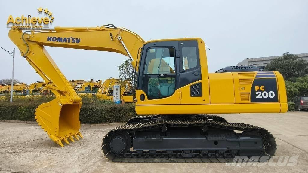Komatsu PC 200 Pásové rýpadlá