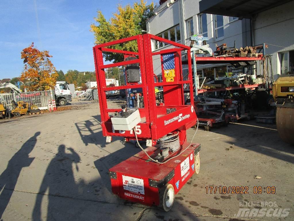 PB 75 Hubroller Kompaktné samohybné kĺbové plošiny