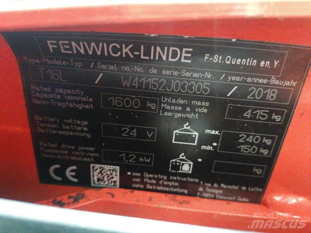 Linde T16L Nízkozdvižný vozík
