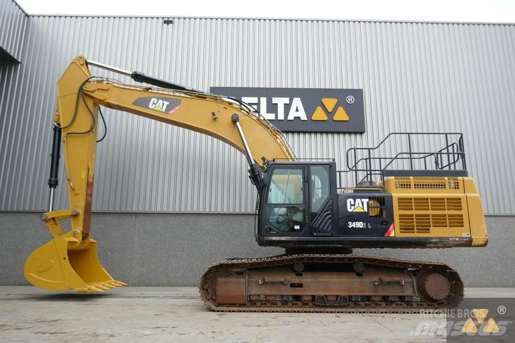 CAT 349D2L Pásové rýpadlá