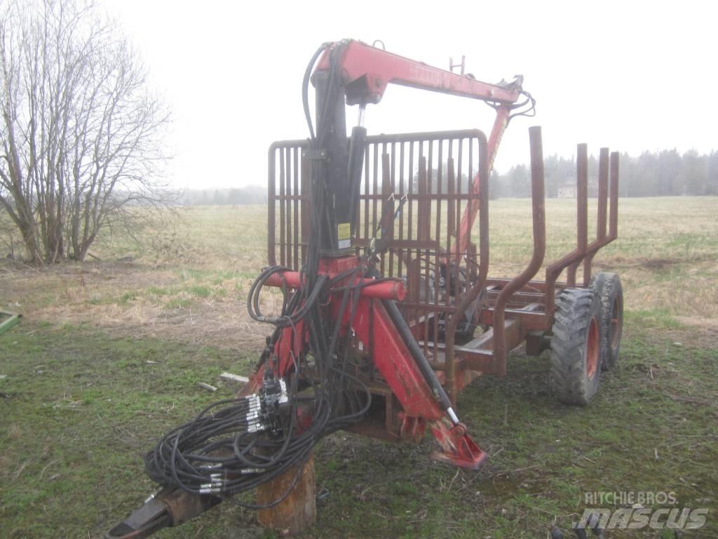 Patu 500 + Metsäkärry Lesnícke prívesy